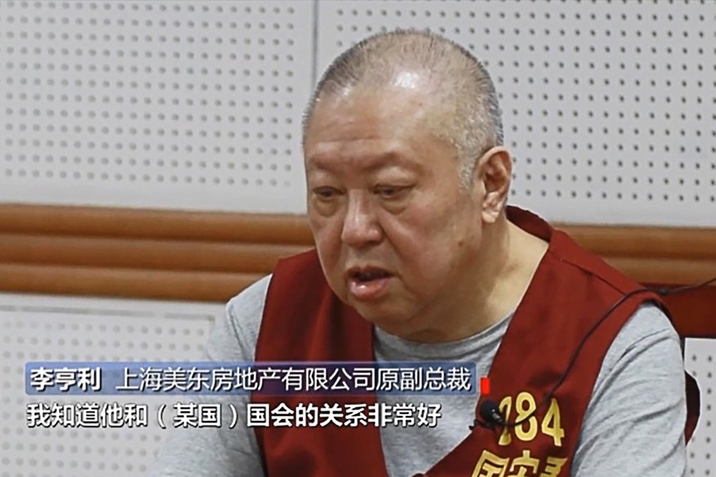 Belize national Lee Henley Hu Xiang was convicted of funding Hong Kong protests. Photo: CCTV