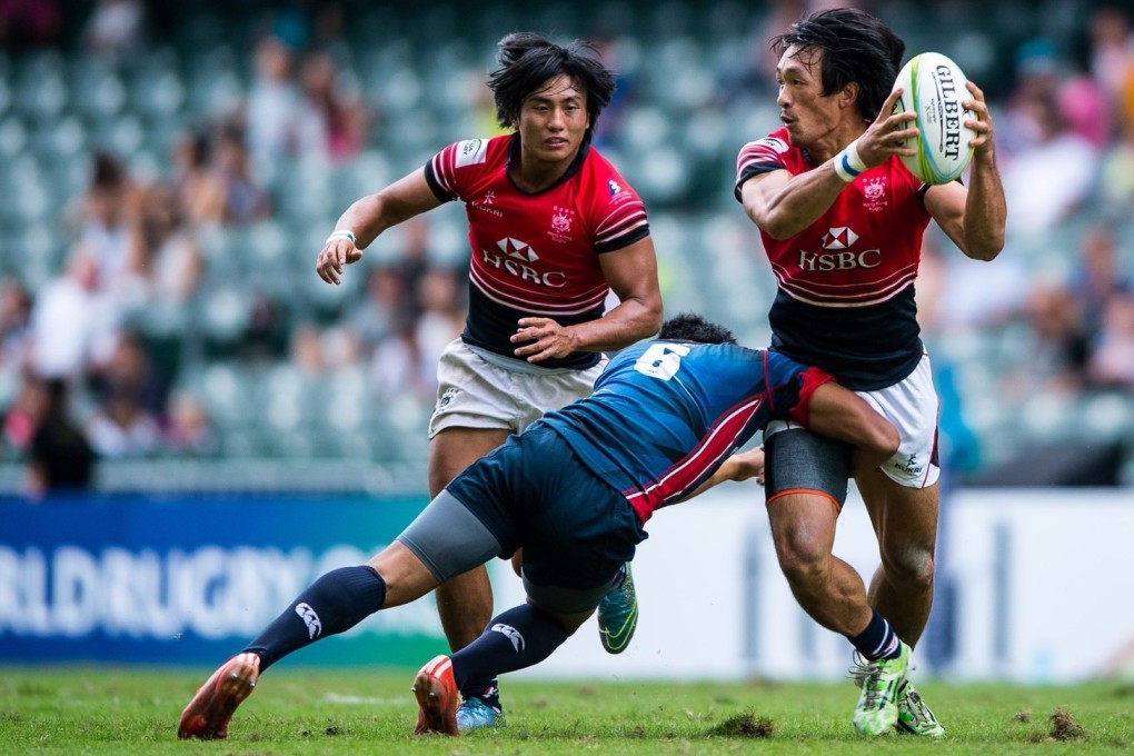 Hong Kong will be looking to Salom Yiu Kam-shing to score tries at this weekend’s repechage. Photo: HKRU