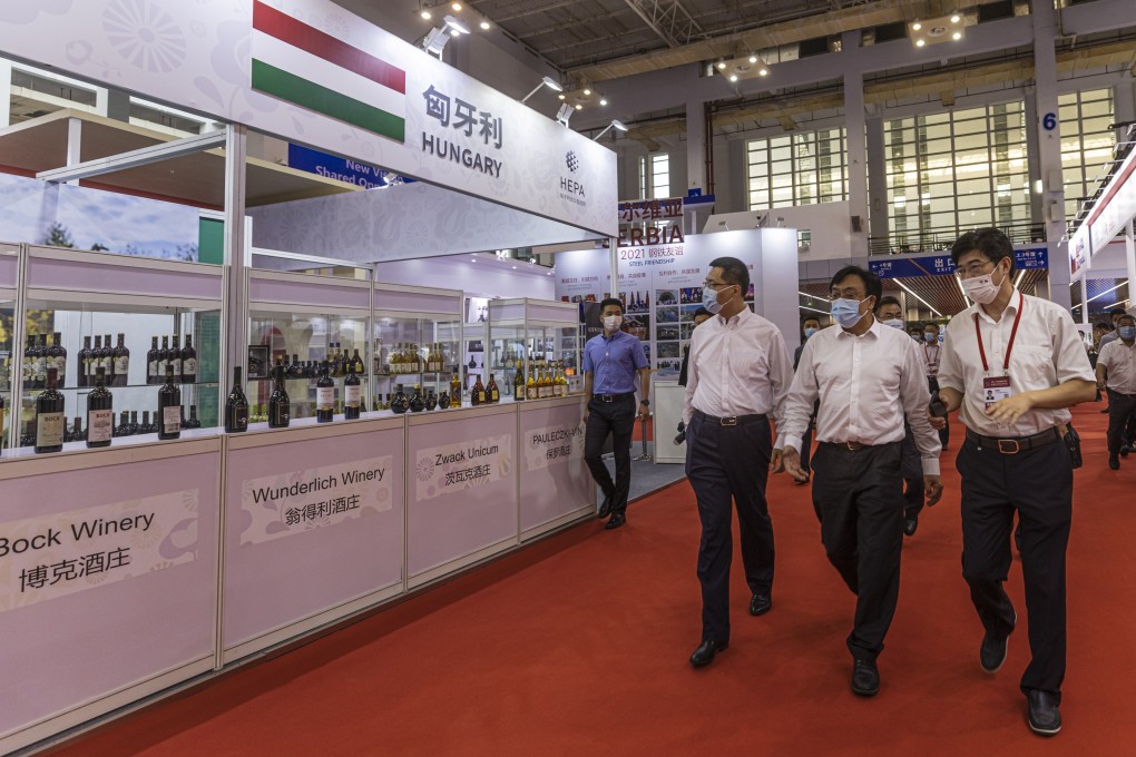 The China-Central and Eastern European Countries Expo in the southern port city of Ningbo was created to increase trade in services and consumer goods. Photo: EPA-EFE