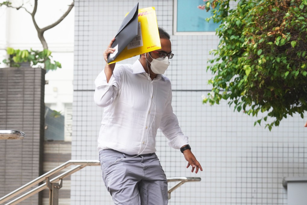 Syed Mohamed Rizvi pleaded guilty to Covid-19 offences on Monday at Kowloon City Court. Photo: Winson Wong