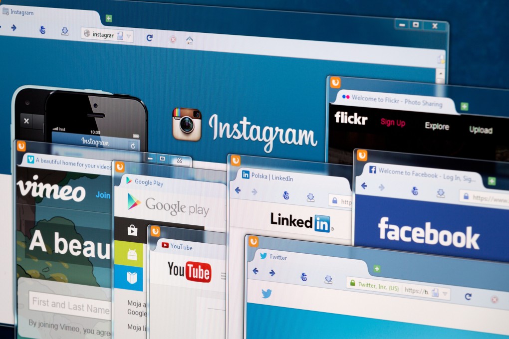 Photo of social network homepages on a monitor. Billionaire real estate mogul Frank McCourt is investing in Project Liberty, which aims to put internet users’ social graphs on blockchain, allowing them to easily hop between different social networks. Photo: Shutterstock