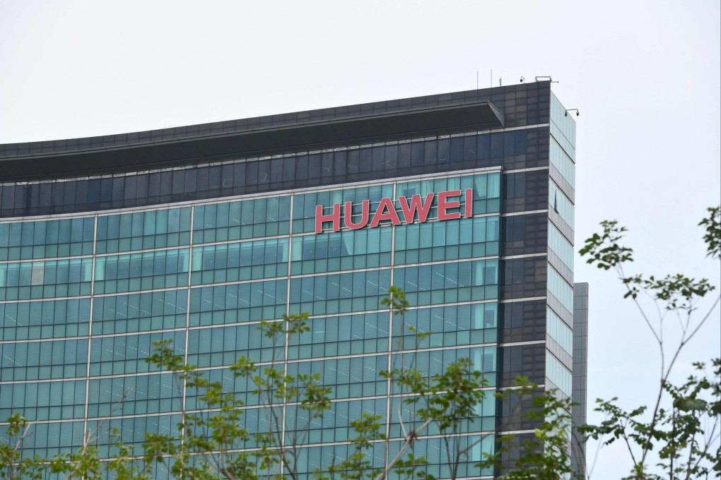 Huawei headquarters in Shenzhen on May 31, 2021. Photo: AFP