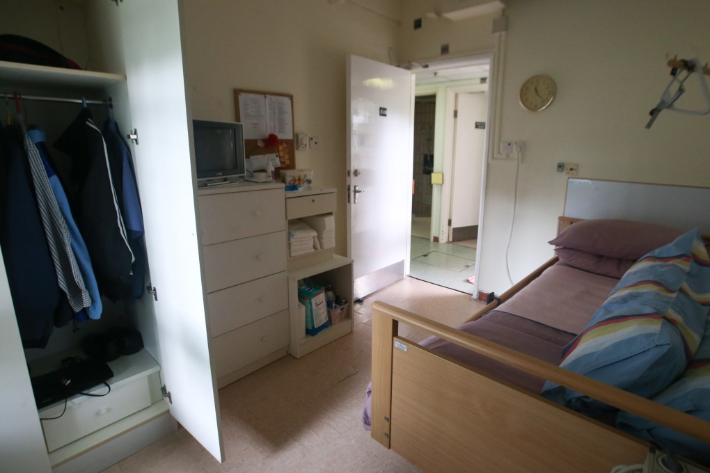 A resident’s room is seen at a care home for the elderly in Hong Kong in 2016. Photo: David Wong