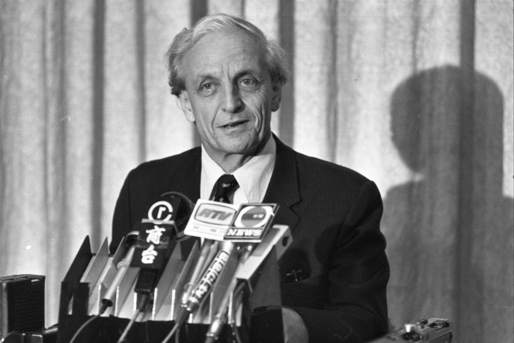 Hong Kong Secretary for Information Jack Cater introduced the Fight Violent Crime Campaign scheme in 1973 to encourage citizen crime fighters. Photo: Sam Chan