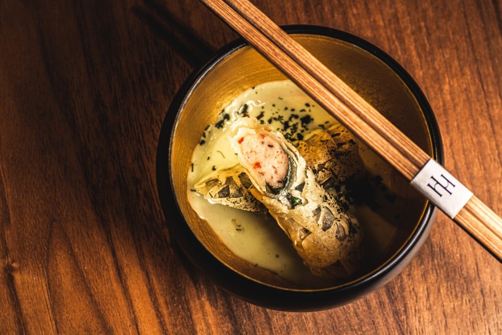 Zoku’s crispy spring rolls are not your typical take. Photo: The Hari