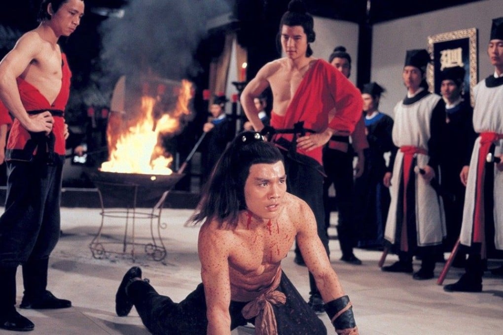 Lo Mang in a still from The Five Venoms (1978). The cartoonish style of this and other Venom Mob films directed by Chang Cheh, and their acrobatic fight scenes, went down well with North American audiences, if not with Hong Kong film critics.