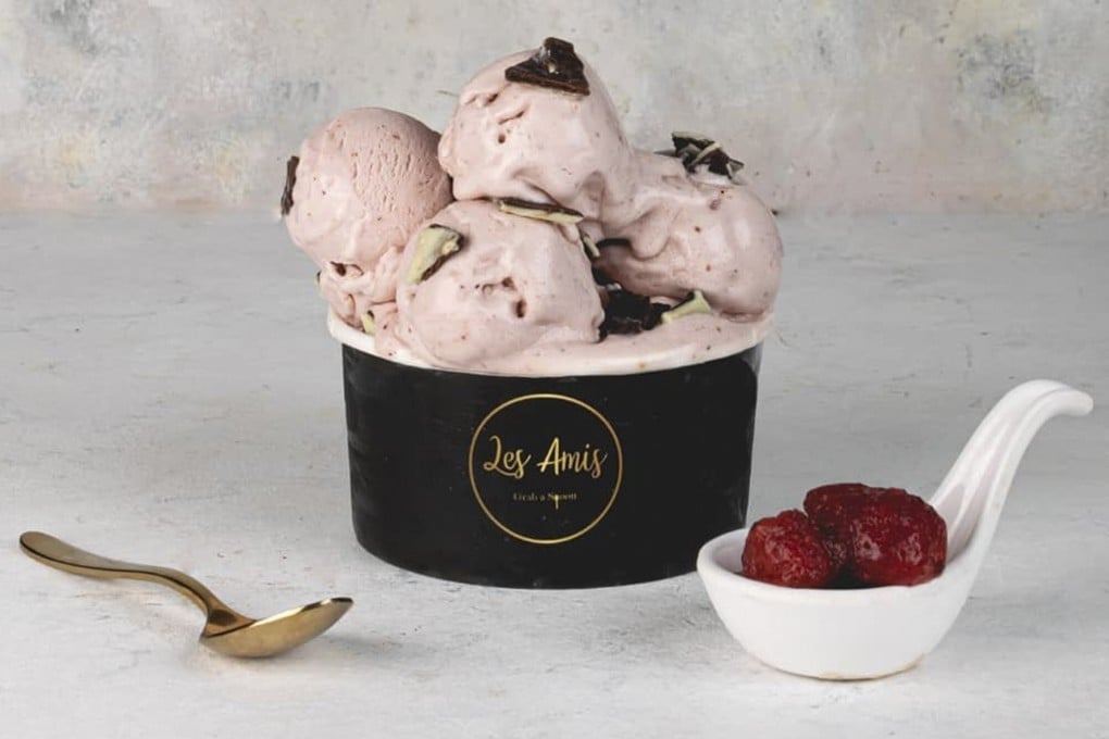 Customers can now buy a takeaway half-litre of ice cream for US$40 from Singapore’s three-Michelin-star Les Amis restaurant. Photo: Facebook/Les Amis