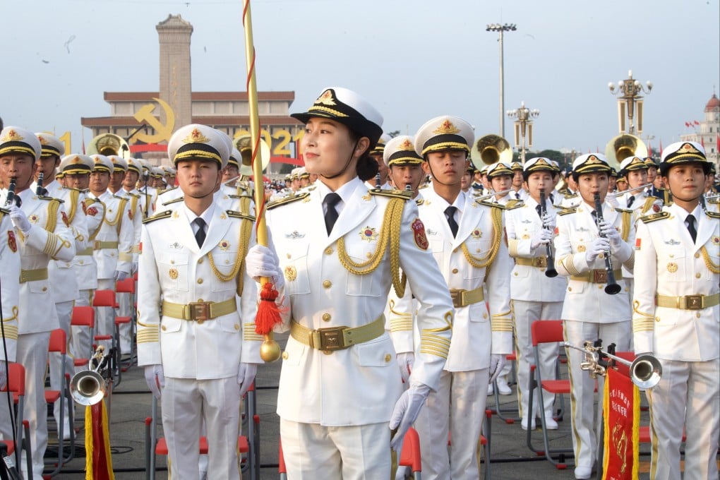 A ceremony celebrating the centenary of the Chinese Communist Party is held at Tiananmen Square on July 1, 2021 in Beijing, China. Photo: VCG via Getty Images