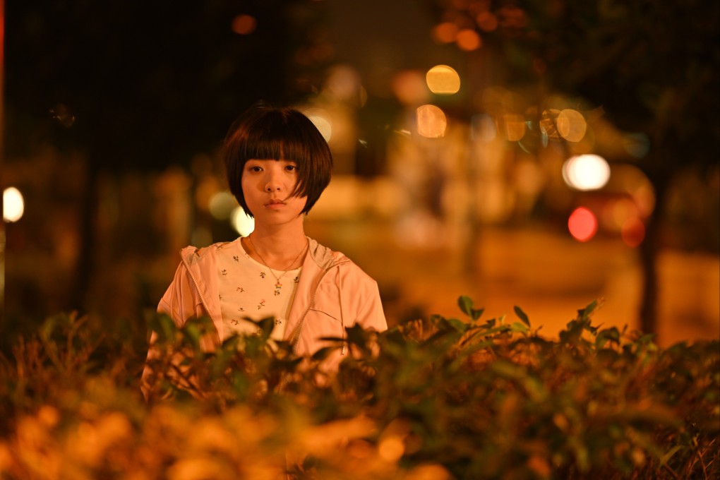 Chung Suet-ying in a still from Time (category IIB; Cantonese), directed by Ricky Ko and also starring Patrick Tse and Petrina Fung.