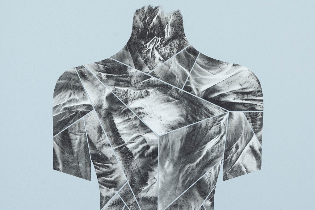 “Origa-me” is one of the paintings by artist Seema Mathew and the title of her show at Art Roof Top in Happy Valley, Hong Kong. Photo: Courtesy of Seema Mathew