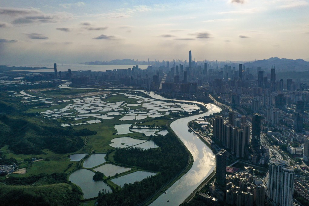The mainland and Hong Kong are separated only by Shenzhen River, but most Hongkongers cannot freely cross this distance now. Photo: Martin Chan