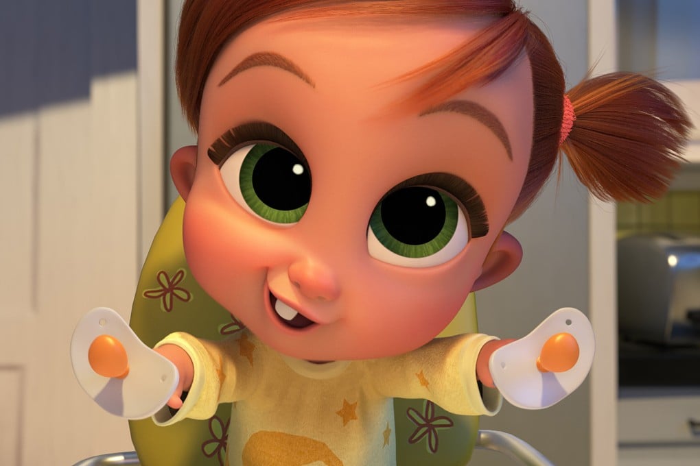 A still from The Boss Baby: Family Business (category I), directed by Tom McGrath and voiced by Alec Baldwin and Amy Sedaris, among others.