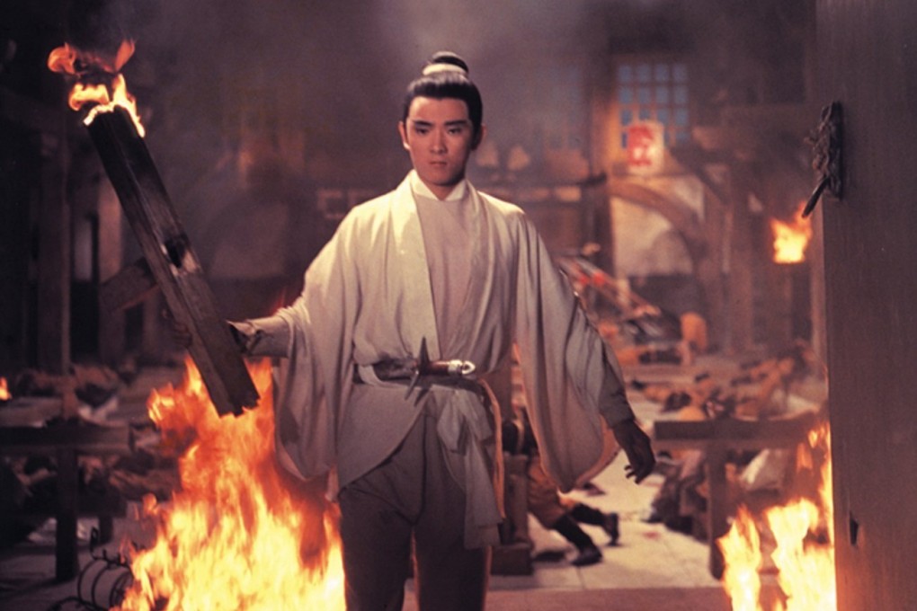 Jimmy Wang Yu’s white outfit in Golden Swallow (1968) is one of many examples of director Chang Cheh’s preference for the costumes of wusheng characters from the Chinese opera tradition, in his martial arts films.