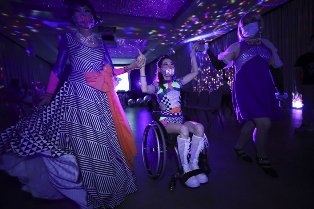 Olivia Chung, a wheelchair dancer, takes part in fashion accessibility event Access Breach: Radical Visibility at the Eaton Hong Kong hotel in Jordan. Photo: Edmond So