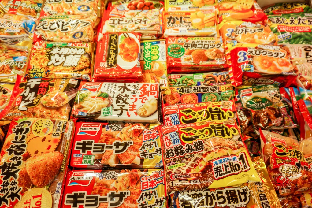 A wide array of frozen food on offer at a Japanese supermarket. Photo: Shutterstock