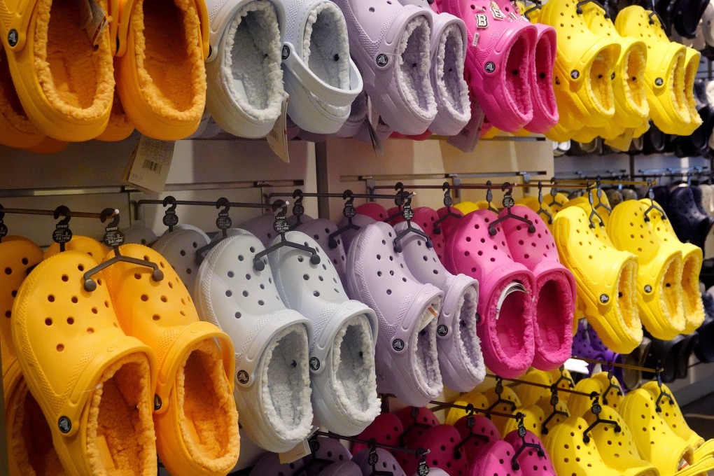 Crocs reached new heights of popularity during the pandemic, and their manufacturer is suing other US retailers to stop them selling knock-offs. Photo: AFP