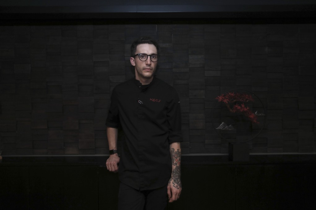 Rob Drennan is chef de cuisine  at Haku in Tsim Sha Tsui, Hong Kong. Photo: Jonathan Wong