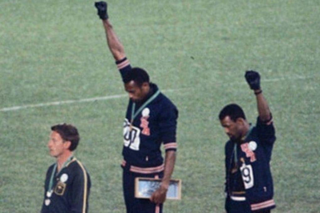 John Carlos and Tommy Smith give the Black Power salute at the 1968 Summer Olympics. Photo: Wikipedia