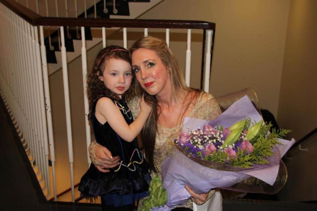 Irish Dancer Catriona Newcombe and her daughter Tiarna. Photo: courtesy of Catriona Newcombe