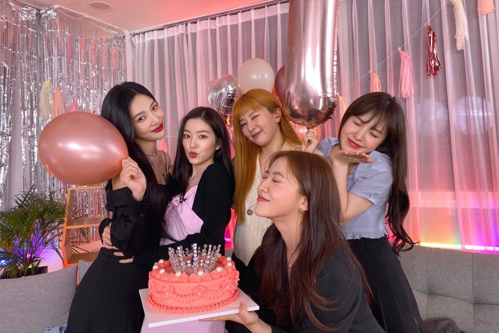 Red Velvet celebrate their seventh anniversary with the release of their new album, Queendom. Photo: Twitter/RVsmtown