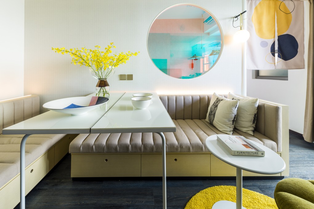 Interior designer Wesley Liu helped a couple turn a tiny 313 sq ft microflat in Kennedy Town into a beautiful living space. Photography: John Butlin