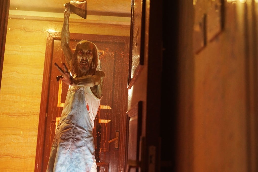 Paul Che in a scene from Coffin Homes (category: III, Cantonese), directed by Fruit Chan. Wong You-nam and Tai Bo co-star.