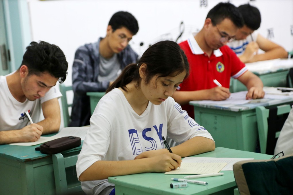 Senior students continue to study at school in the evening in Lianyungang city in Jiangsu province, China, in June 2020. Photo: Costfoto/Barcroft Media via Getty Images