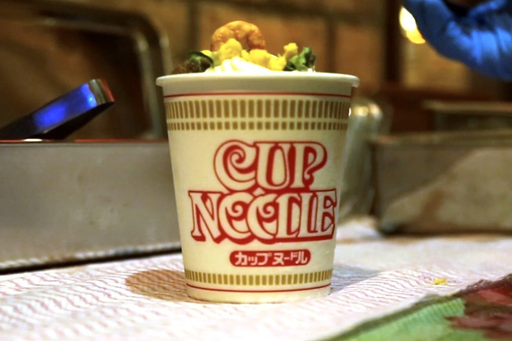 Cup Noodle-flavoured ice cream is served only at the Cupnoodles Museum in Yokohama, and is an example of Japan’s willingness to take risks. Photo: AP