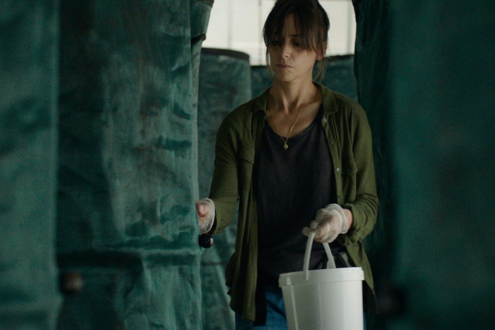 Suliane Brahim in a still from The Swarm, directed by Just Philippot. Also starring Marie Narbonne. Photo: Netflix