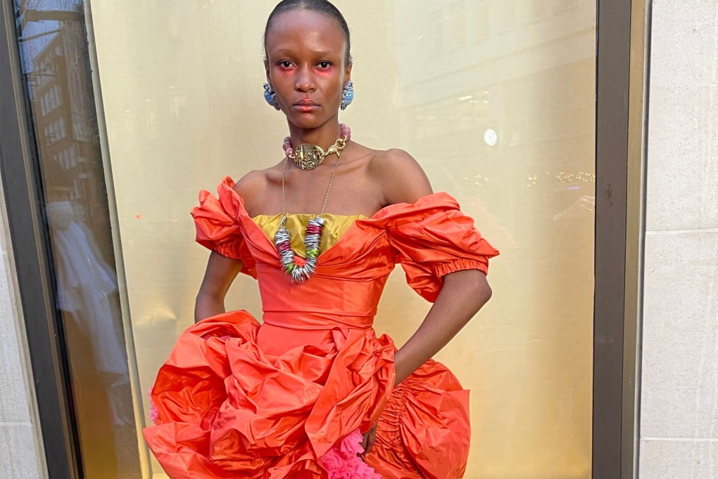 A reinterpretation by fashion designer Vivienne Westwood of the dirndl, traditional dress of the Alpine countryside that has lately found new fans, as an exhibition in Austria documents.