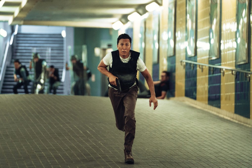 Donnie Yen in a still from Raging Fire (category IIB, Cantonese), directed by Benny Chan. Nicholas Tse co-stars.