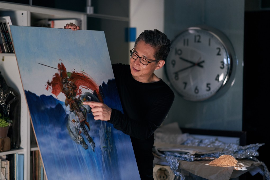 Chung Meng-shun, one of Chen Uen’s former assistants, in a still from the documentary Chen Uen (category I, Mandarin), directed by Wang Wan-jo.