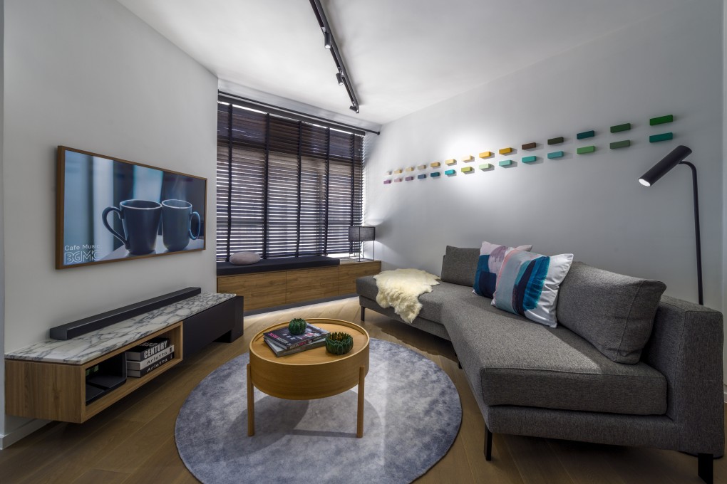 Designer Dylan Tan Dar-luen helped a couple renovate their 460 sq ft apartment, using pops of colour and bespoke pieces to maximise space. Styling: Flavia Markovits. Photography: John Butlin. Photo assistant: Timothy Tsang