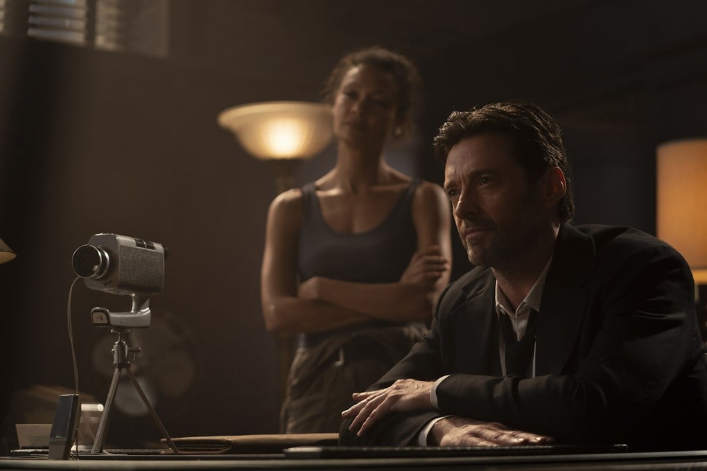 Hugh Jackman and Thandiwe Newton in a still from Reminiscence (Category: IIB), directed by Lisa Joy. Rebecca Ferguson co-stars.