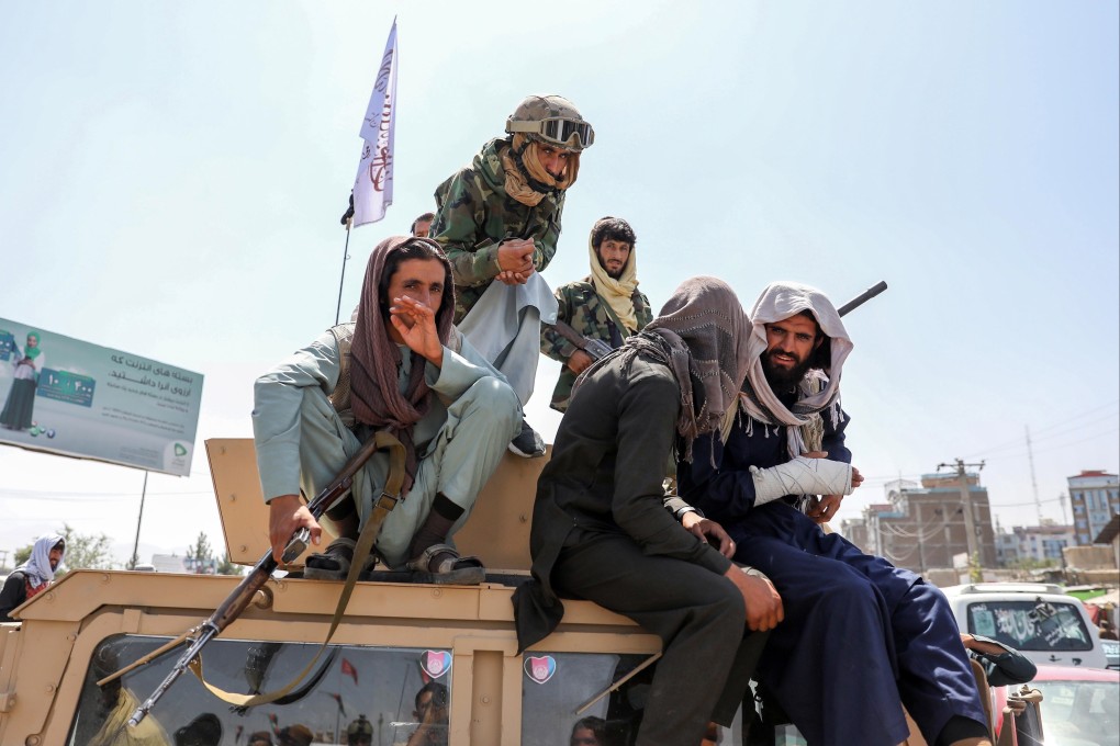 Taliban fighters on a vehicle in Kabul, Afghanistan, on August 16. Photo: EPA-EFE