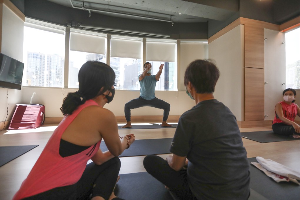The Andiappan Yoga Community offers free yoga classes in Hong Kong for cancer patients and anyone with special needs. Photo: Jonathan Wong