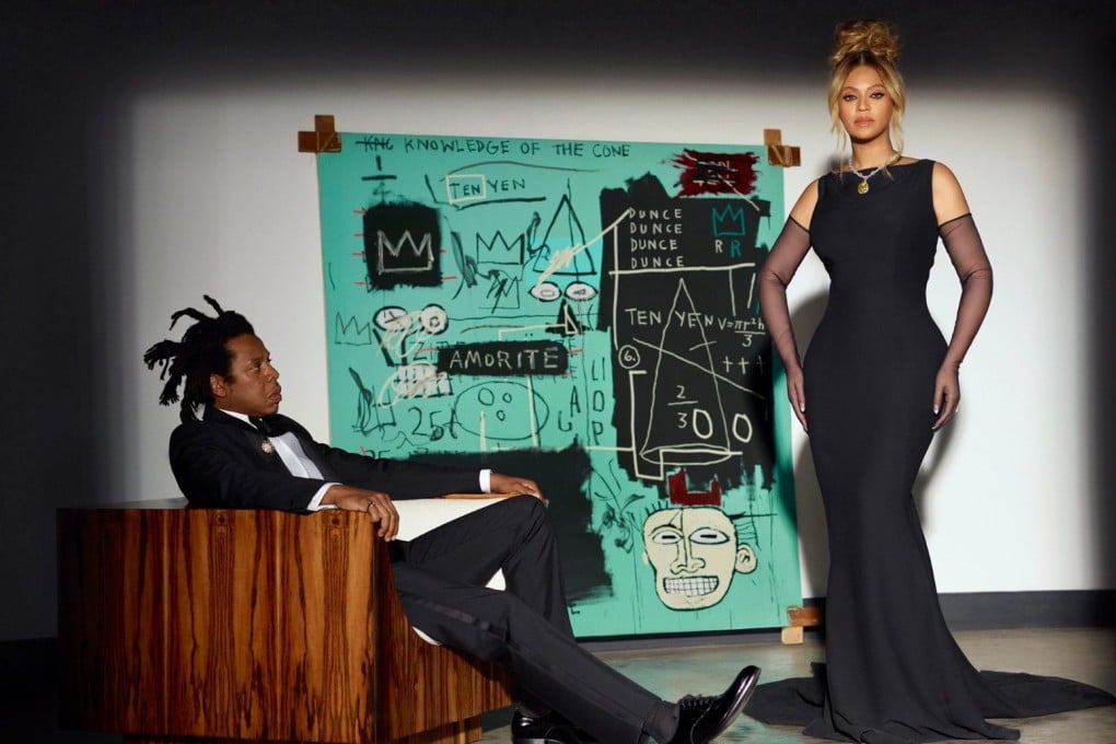 Jay Z and Beyoncé in one of two images from their upcoming ad campaign for Tiffany released by the jewellery company. Photo: Mason Poole for Tiffany
