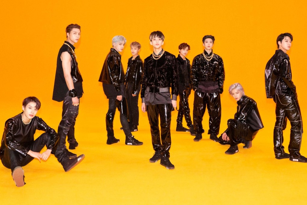 Sticker, from boy band NCT 127 (pictured), is one of 2021’s best-selling K-pop albums, even though it won’t be released until September 17. It racked up over 1.32 million pre-orders in 24 hours. Photo: SM Entertainment