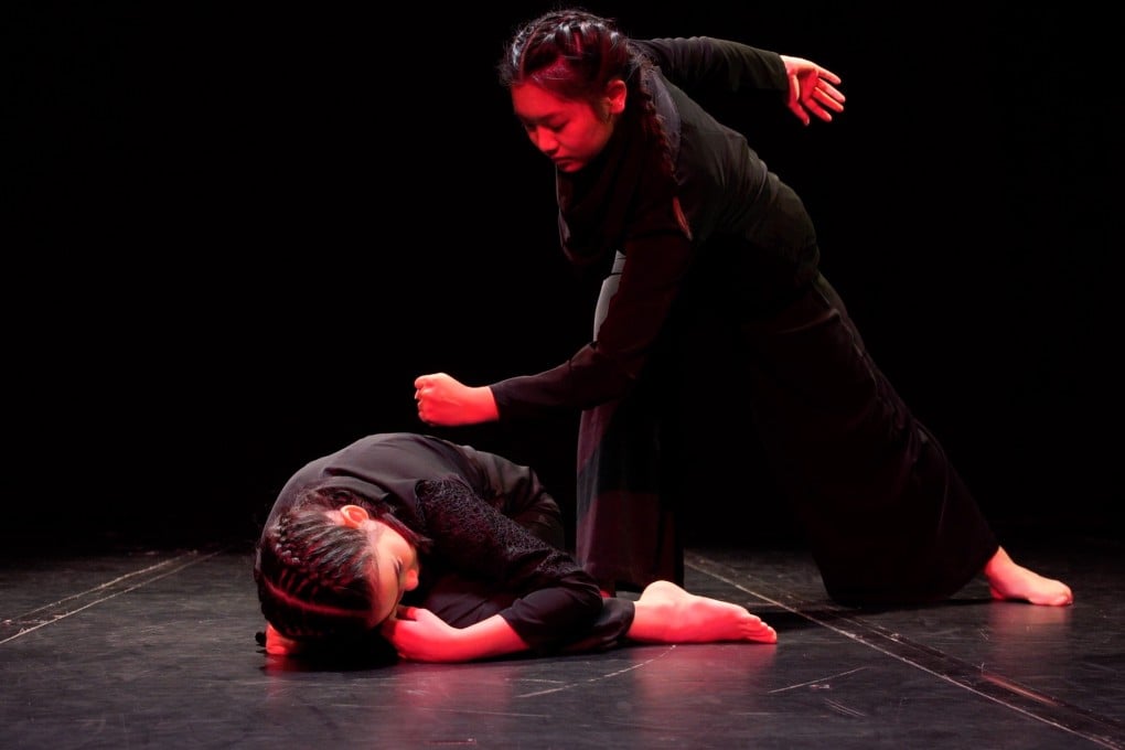 Dancers perform Tipping The Scales, to raise awareness about the plight of pangolins. Photo: courtesy of the Hong Kong Youth Arts Foundation