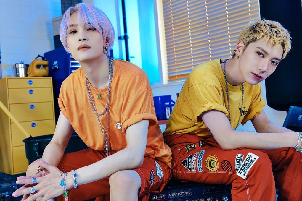 K-pop stars Ten (left) and YangYang of WayV, whose new single, Low Low, was released two week ago. They want to put out more duets in future, the pair say. Photo: SM Entertainment