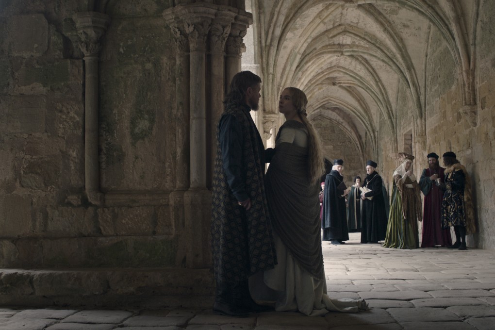 Matt Damon as Jean de Carrouges and Jodie Comer as Marguerite de Carrouges in a still from The Last Duel. Photo: 20th Century Studios