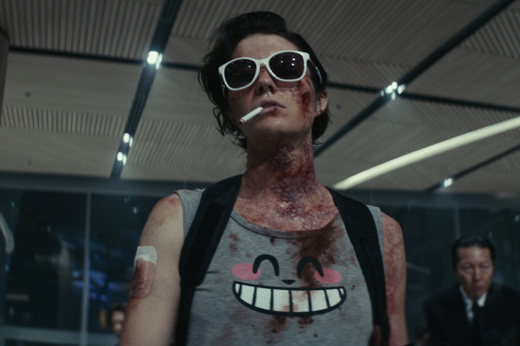 Mary Elizabeth Winstead in a scene from Kate, directed by Cedric Nicolas-Troyan and co-starring Miku Patricia Martineau. Photo: Netflix