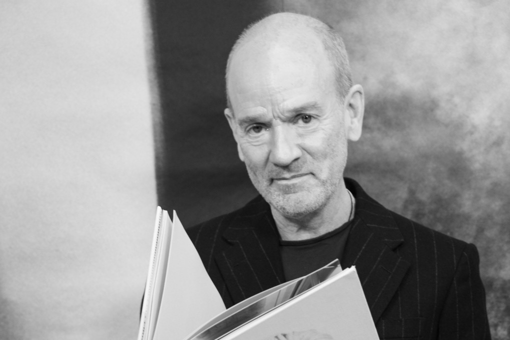 Michael Stipe of REM fame with his new untitled artbook. Photo: David Belisle
