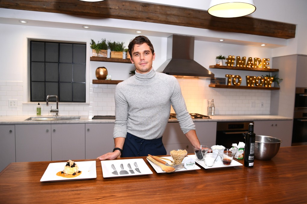 Queer Eye food and wine expert Antoni Porowski demonstrates preparing a signature dish at Home Studios in New York. Photo: Getty Images for Boursin Cheese