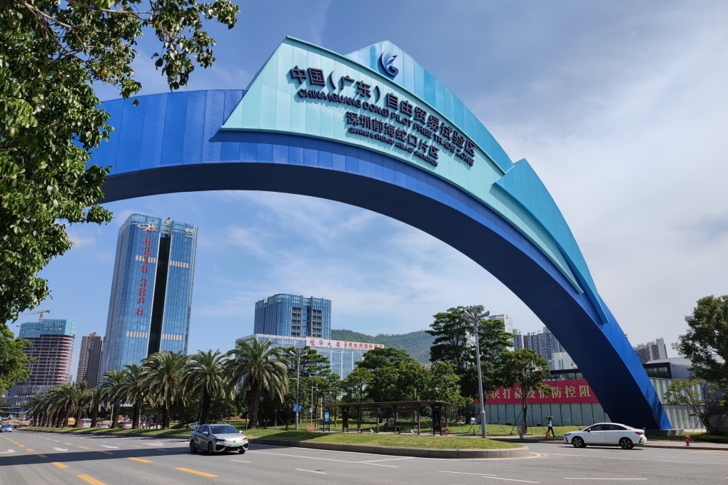 A view of the Qianhai economic zone on August 25, 2020, in Shenzhen, Guangdong. The Qianhai plan is visionary, strategic and groundbreaking. Photo: Getty Images