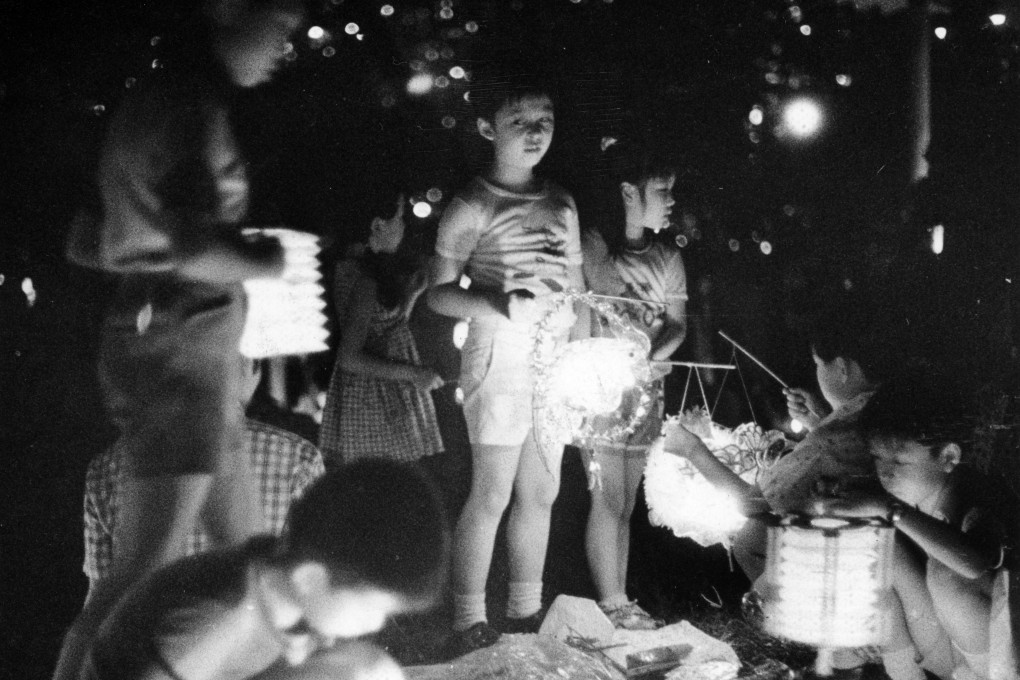 Thousands of Hong Kong people flocked to celebrate the Moon Festival at mid-autumn when Victoria Park in Causeway Bay hosted a lantern carnival for the first time in September, 1974. Photo: SCMP
