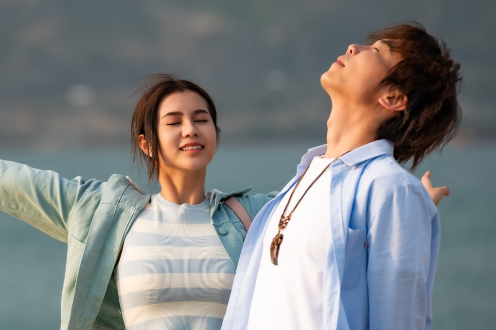 Larine Tang and Chiu Sin-hang in a still from Part-time Girlfriend (category IIB, Cantonese), directed by Cheng Fung-laam.