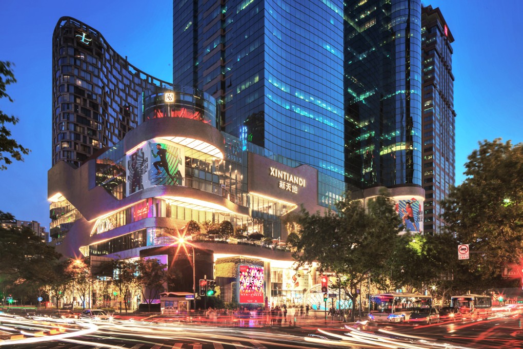 The newly renovated Xintiandi Plaza in Shanghai, a popular hangout for young professionals. Xi has exhorted the rich to share their wealth with society. Photo: Handout