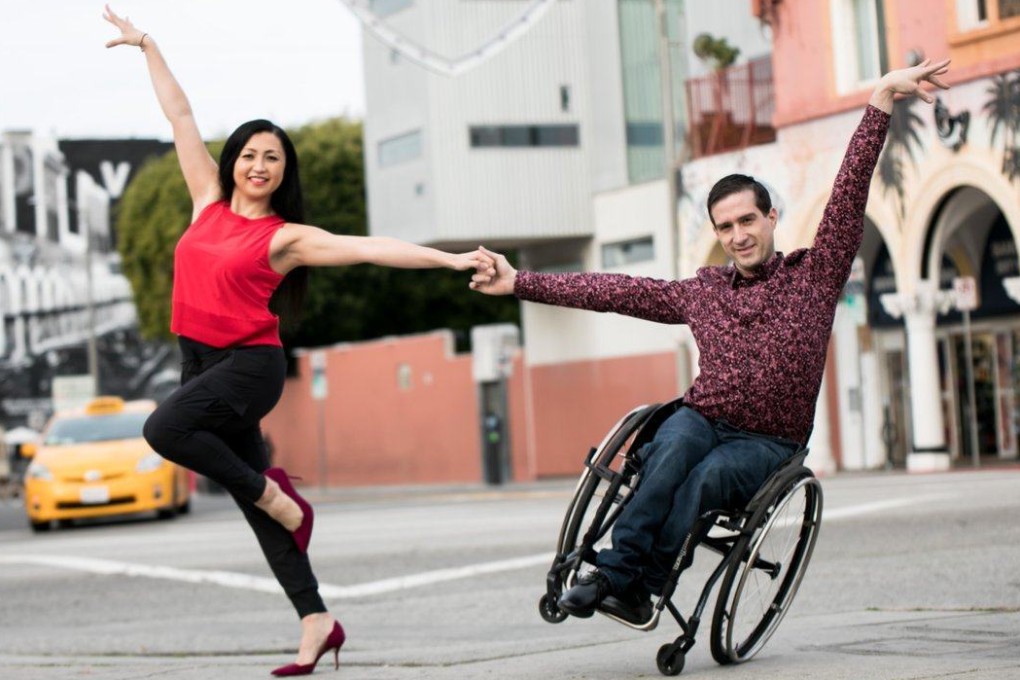 Marisa Hamamoto founded a dance company for anyone, disabled or able-bodied, six years ago. She is pictured with Piotr Iwanicki, a member of the company, Infinite Flow. Photo: Infinite Flow