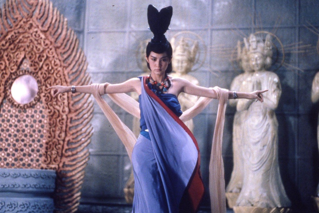 Brigitte Lin in a scene from Zu: Warriors from the Magic Mountain, Tsui Hark’s 1983 martial arts fantasy film that pioneered the use of optical special effects. They weren’t a big success.